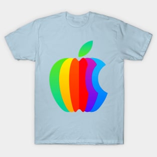 Colorful Apple logo T-Shirt